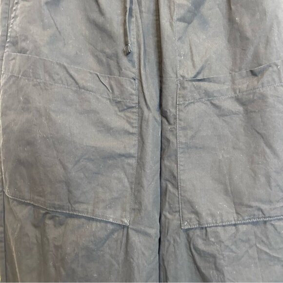 Aritzia Babaton System Wide-leg cotton Poplin Pant Black - Picture 8 of 13